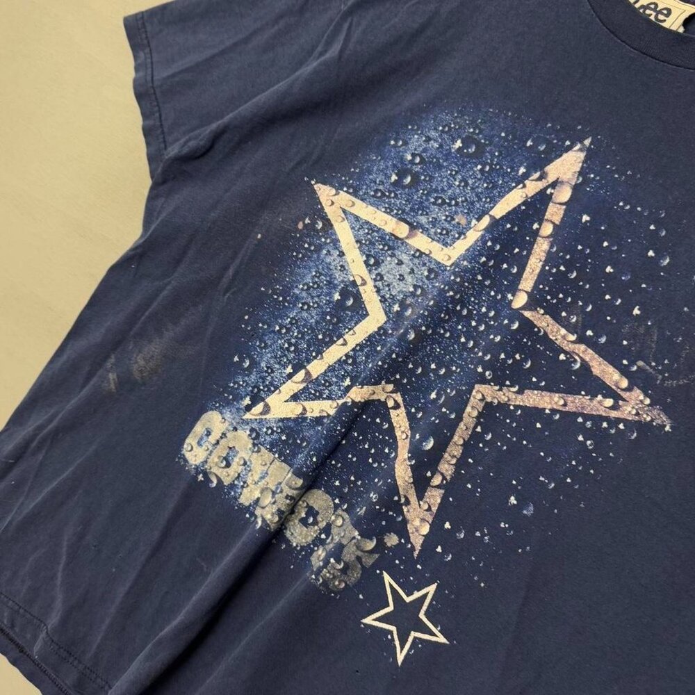 Vintage Dallas Cowboys Water Droplet Lee‎ Sport Shirt Large - Picture 4 of 5